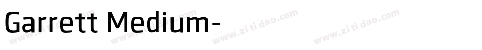 Garrett Medium字体转换